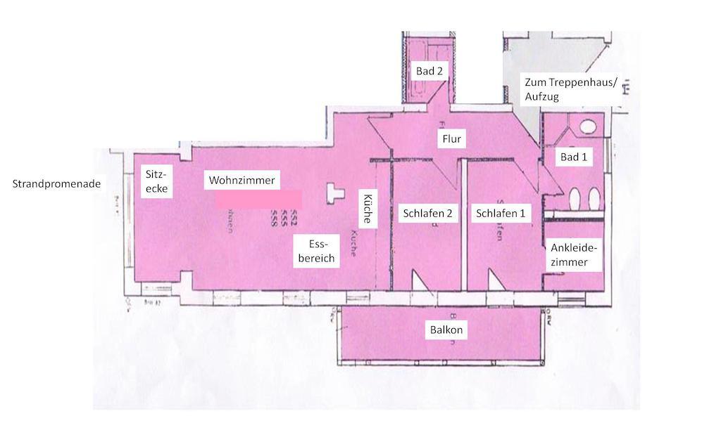 Meerblick-Appartement Villa Gudrun Binz Eksteriør bilde
